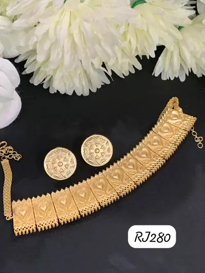 Antique Gold Chik Choker Set