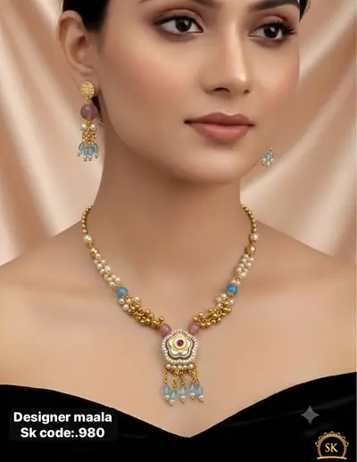 Designer Beaded Antique Necklace Set