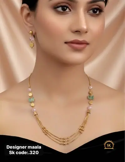 Designer Layered Bead Maala