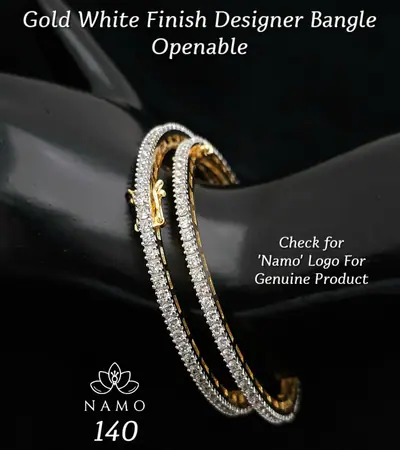 Twin Row Tennis Openable Bangles