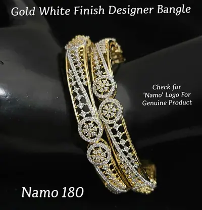 Antique Medallion Diamond Bangle Pair