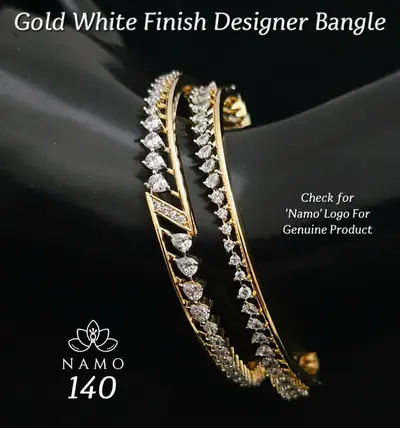 Marquise Vine American Diamond Bangles