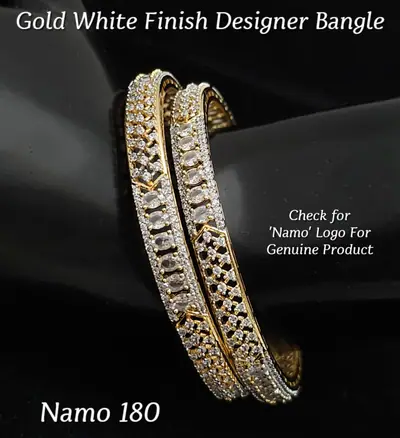 Broad Pave Diamond Bangle Pair