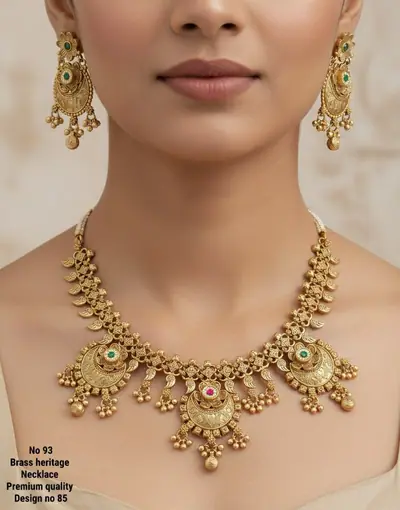 Antique Temple Heritage Necklace Set