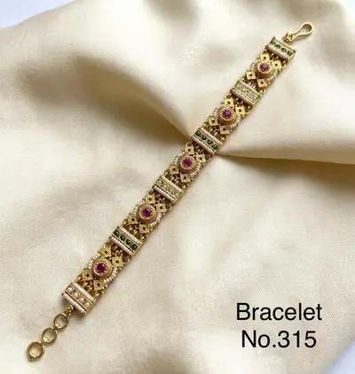 Antique Heritage Broad Bracelet