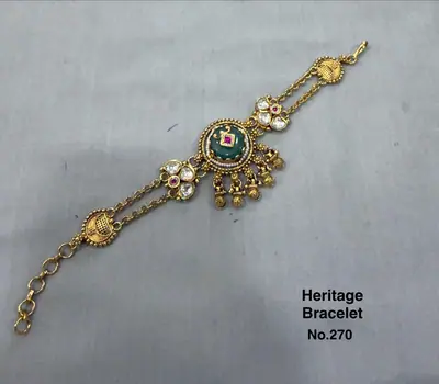 Kundan Meenakari Heritage Bracelet