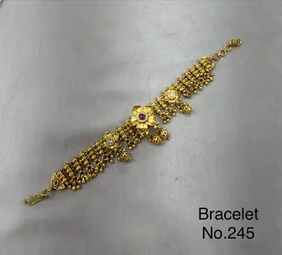 Antique Beaded Kundan Bracelet