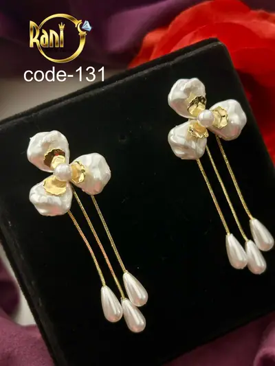 Baroque Pearl Drop Earrings