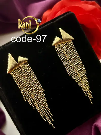 Beaded Waterfall Tassel Earrings