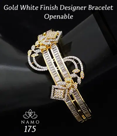 Baguette Panel Openable Bracelet